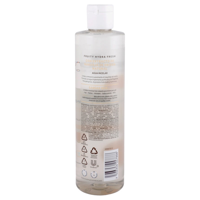 Agua Micelar Ponds Fruit Naranja 300 Ml 7506306247888 perfil 3