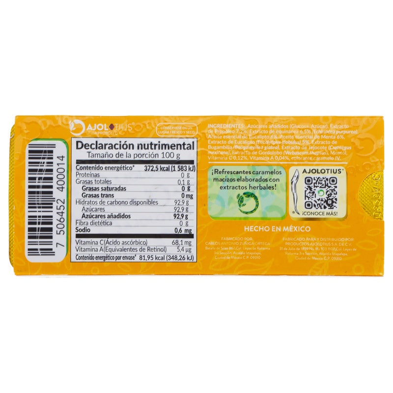 Ajolotius Equinacea Propoleo 10 Pastillas 7506452400014 perfil 6