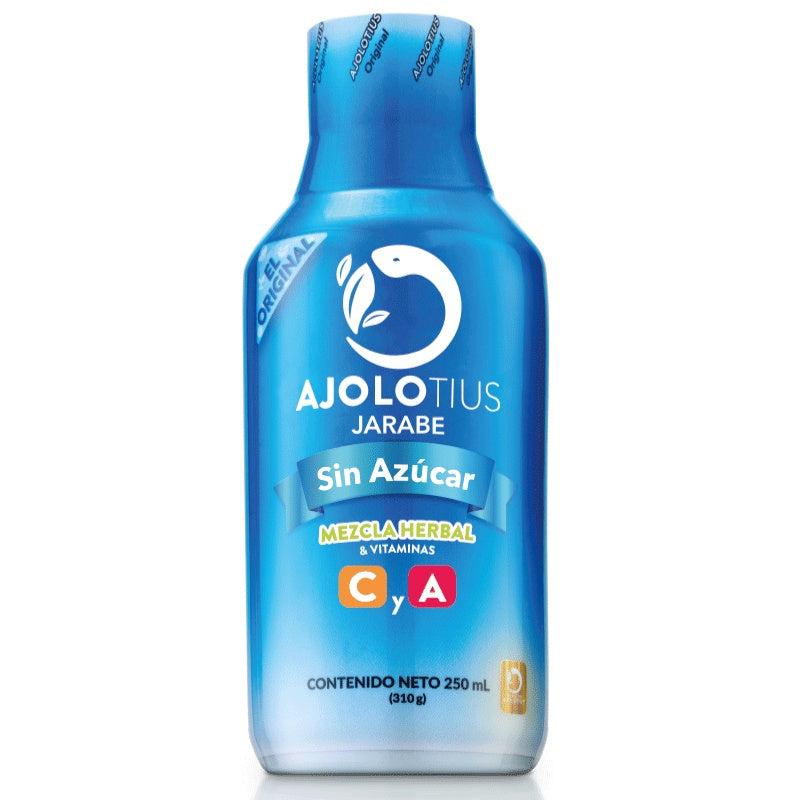 Ajolotius Sin Azucar Vitamina A Y C 250 Ml Jarabe 7500462746612