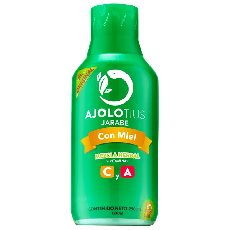 Ajolotuis Miel Vitamina A Y C 250 Ml Jarabe