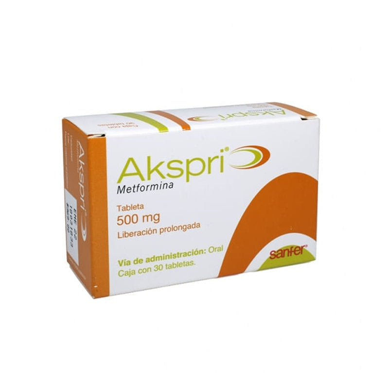 Akspri 500 Mg Con 30 Tabletas Liberación Prolongada