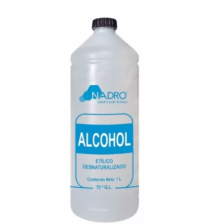 Alcohol Etí­­­lico Desnaturalizado Nadro 1L 7501048351411