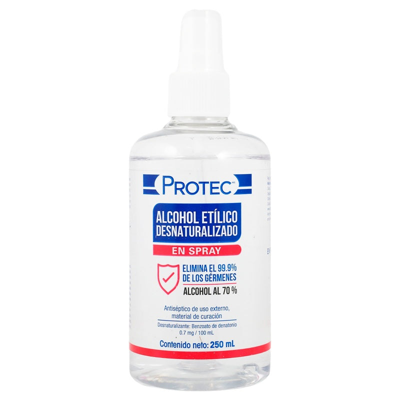 Alcohol Desnatu Protec Spray 250 Mlc / 24
