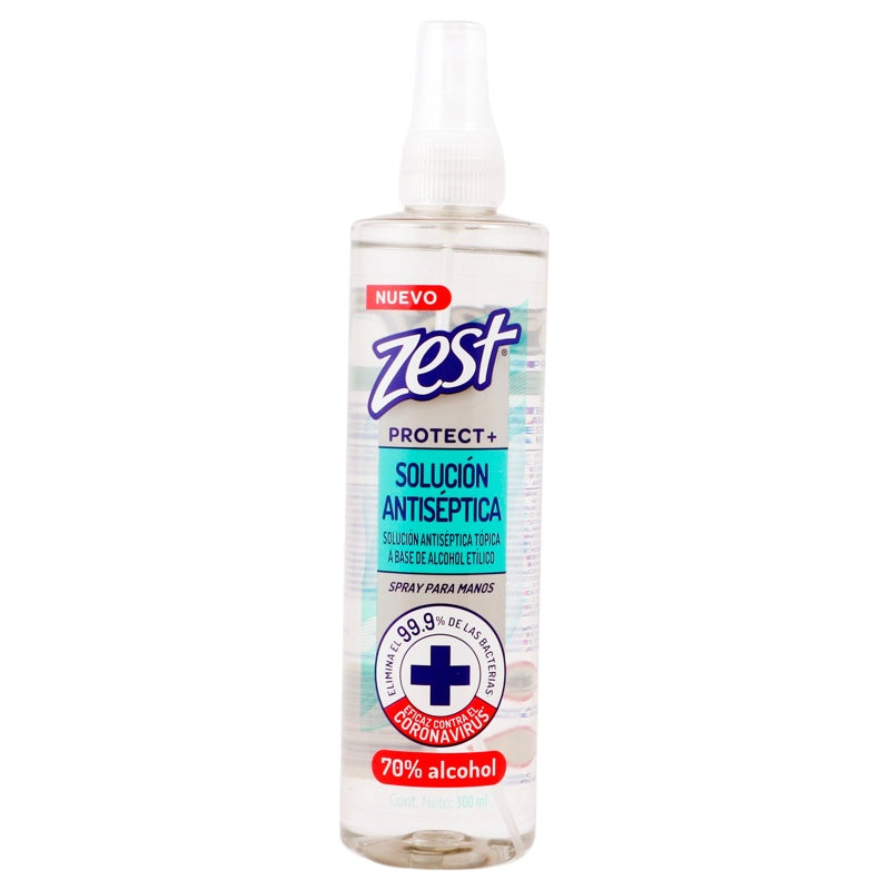Alcohol Zest Protec Mano Spray 300 Ml perfil 2