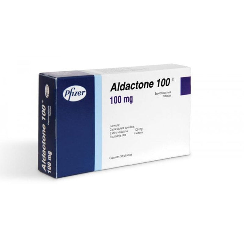 Aldactone 100 Mg Con 30 Tabletas