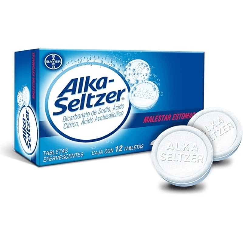 Alka Seltzer 12 Tabletas Efervecente