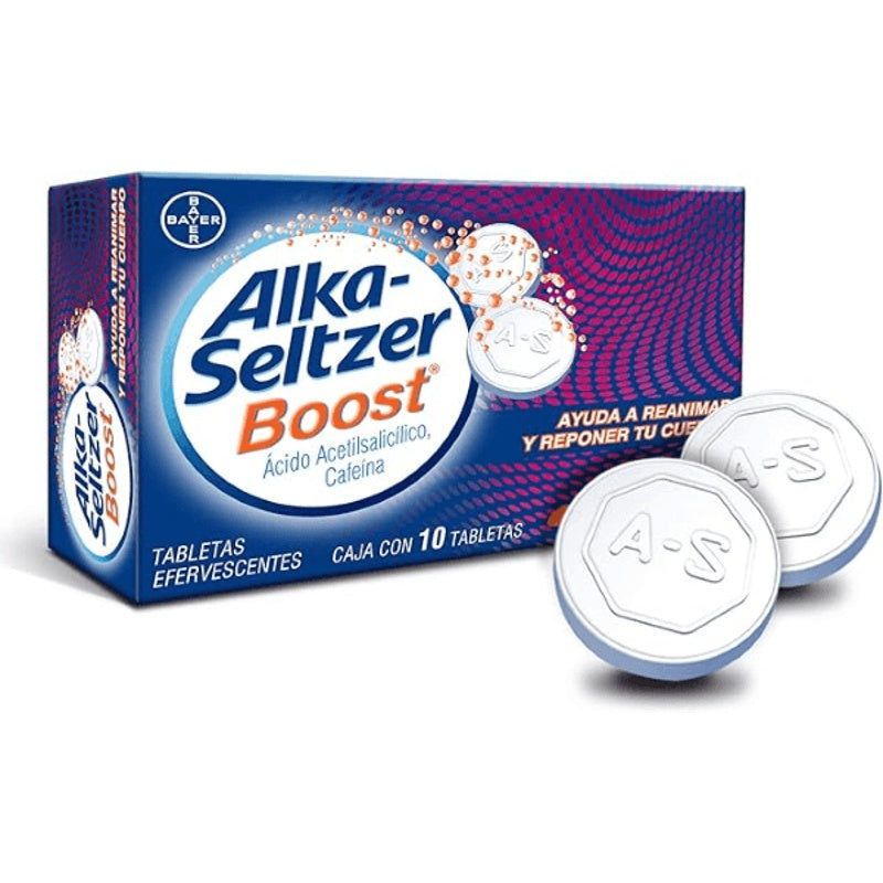 Alka Seltzer Boost 10 Tabletas Efervecente