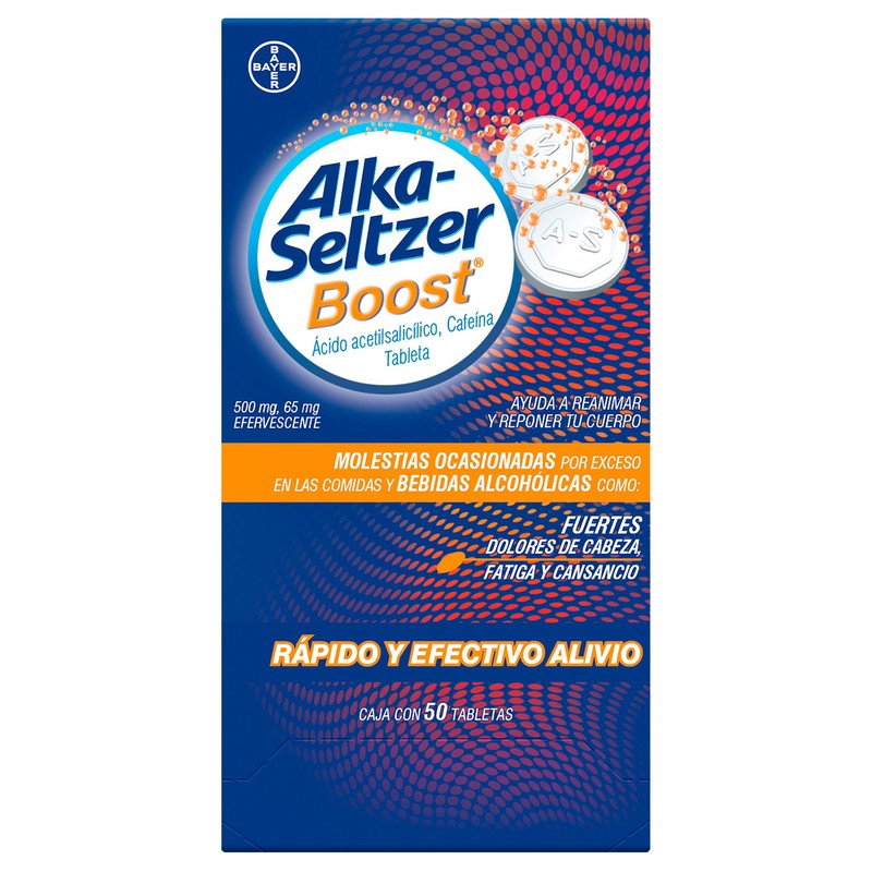 Alka Seltzer Boost 50 Tabletas 7501008499900