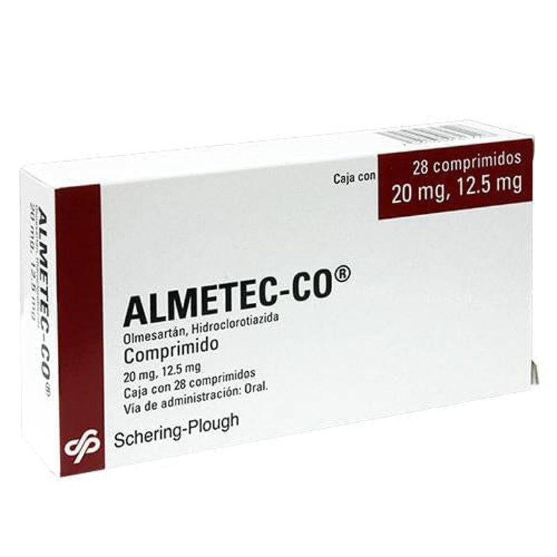 Almetec Co 20 / 12.5 Mg Con 28 Tabletas