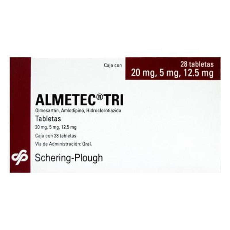 Almetec Tri 20 / 5 / 12.5 Mg Con 28 Tabletas