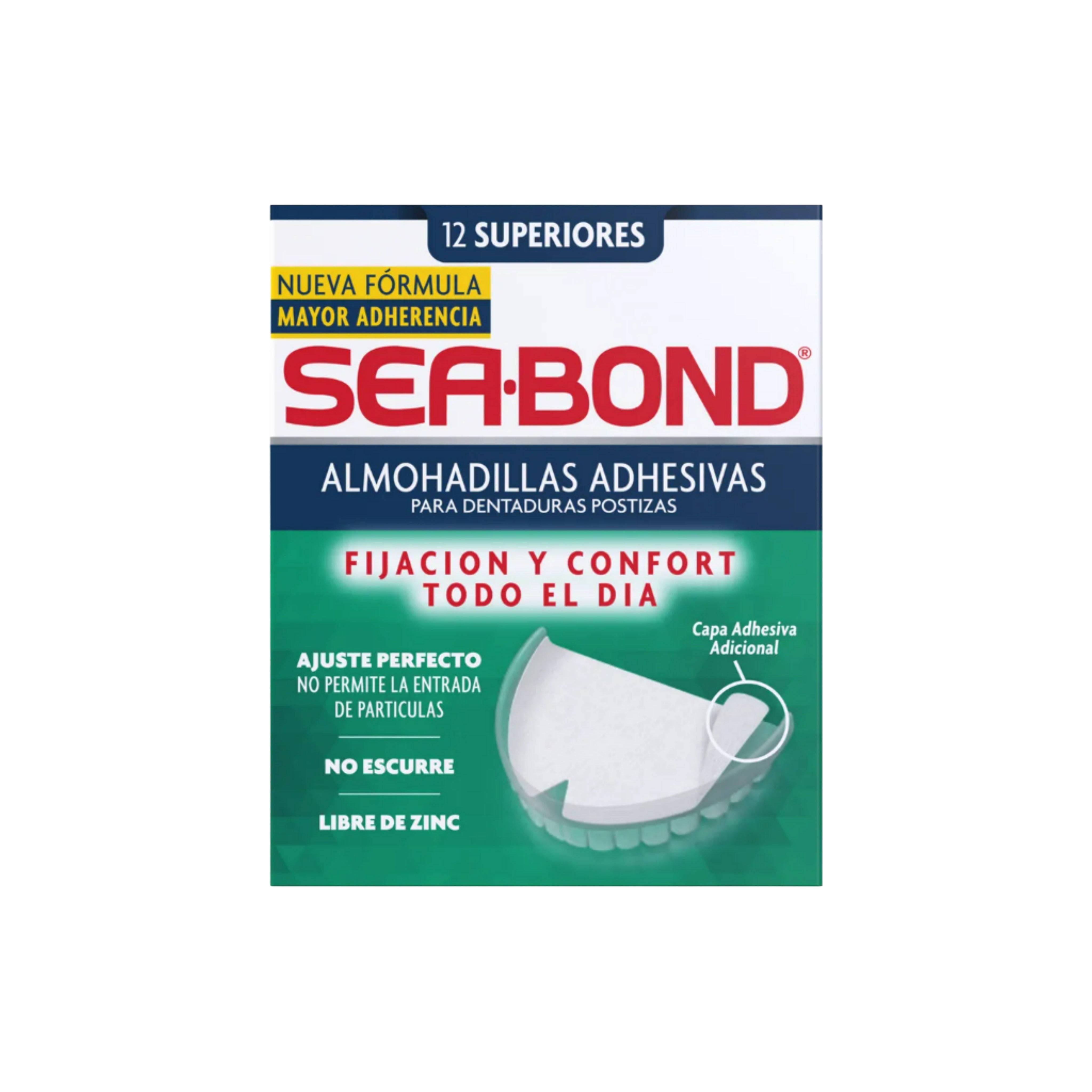 Almohadillas Sea-Bond Dental Infantil Con 12 7501080161238