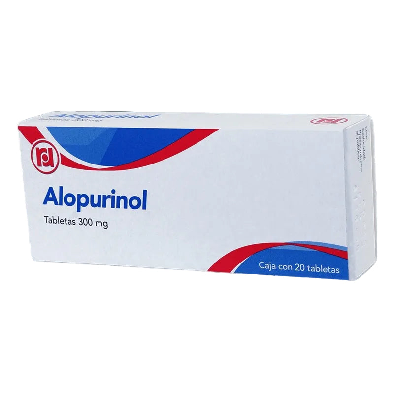 Alopurinol 300 Mg Con 20 Tabletas Bioresearch 7501563380231