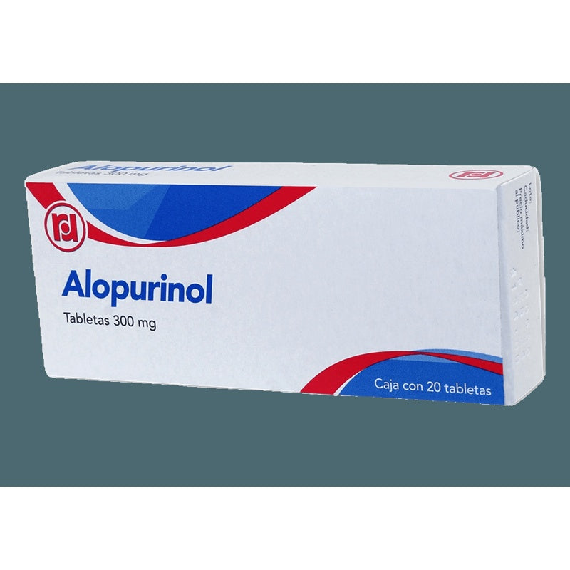 Alopurinol 300 Mg Con 20 Tabletas Bioresearch