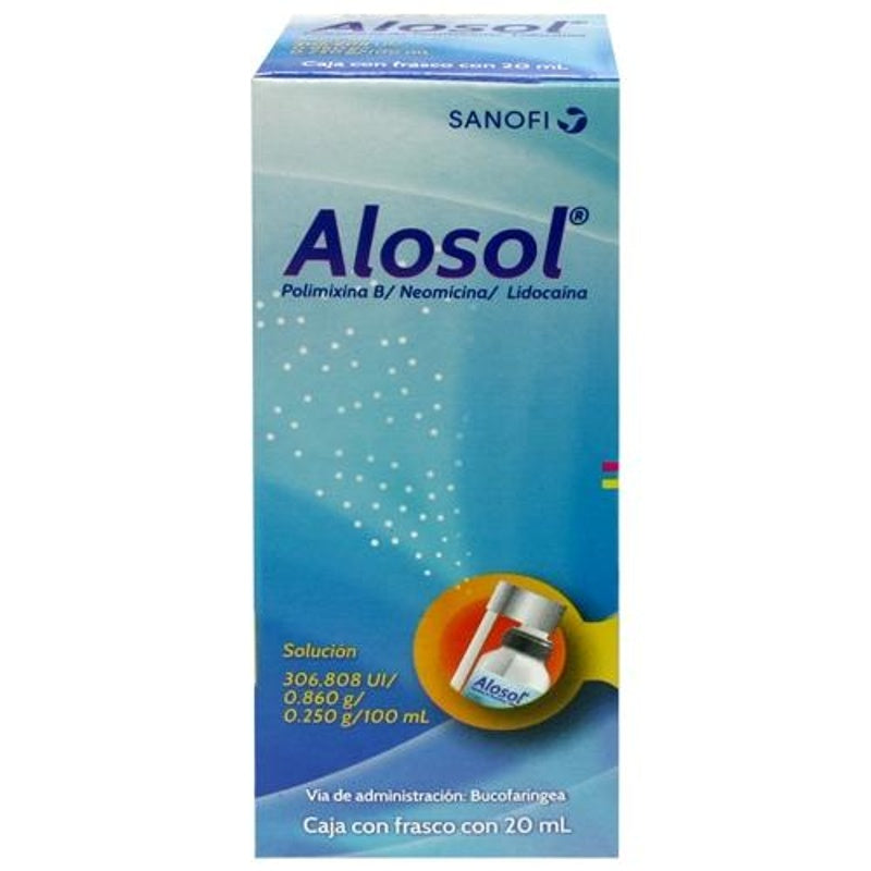 Alosol 306808Ui / .86 Gr / 25 Gr 20 Ml Solución Spray Bucofaringeo