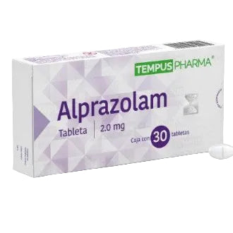 Alprazolam Tabletas 2Mg Con 30 Tempuspharma 7501249607737