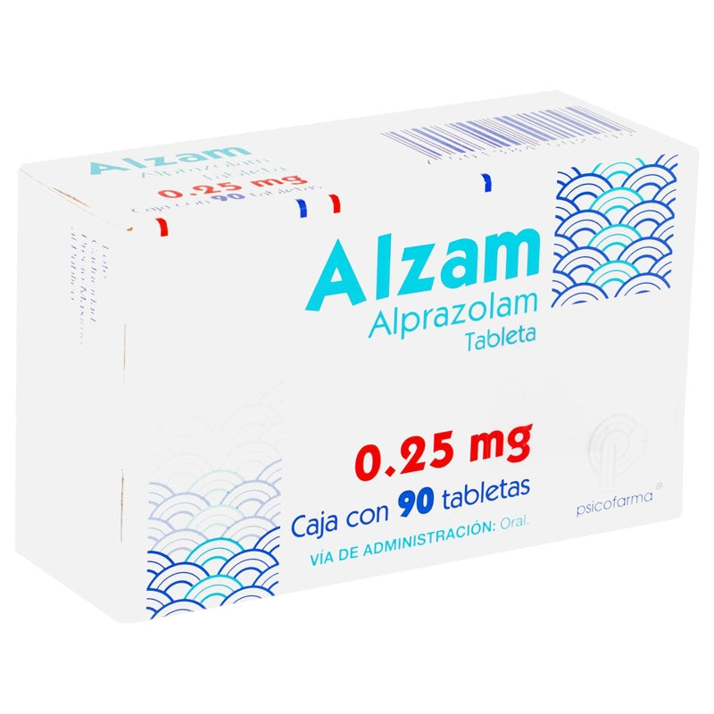 Alzam 0.25 Mg Con 90 Tabletas