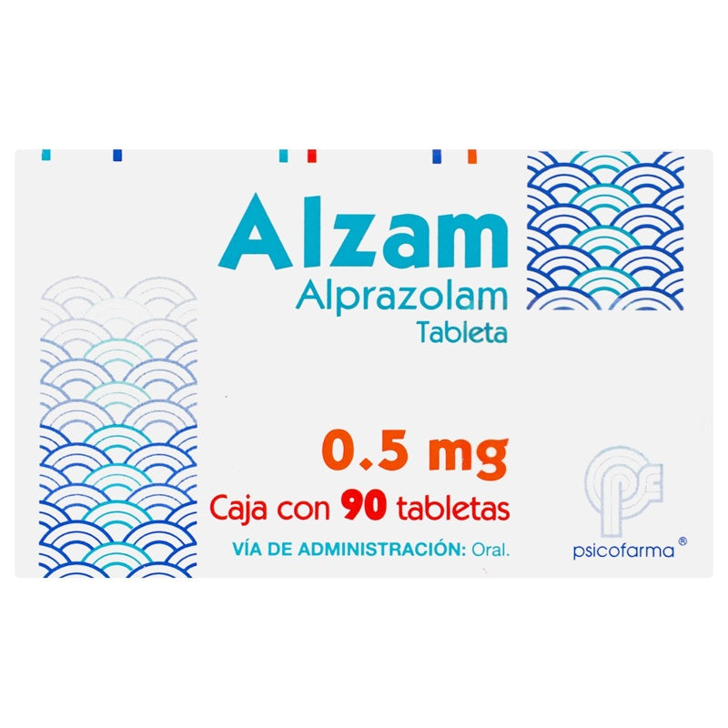 Alzam 0.50 Mg Con 90 Tabletas