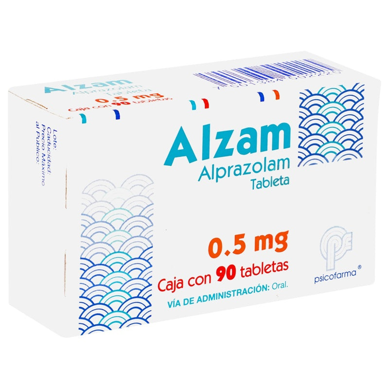 Alzam 0.50 Mg Con 90 Tabletas