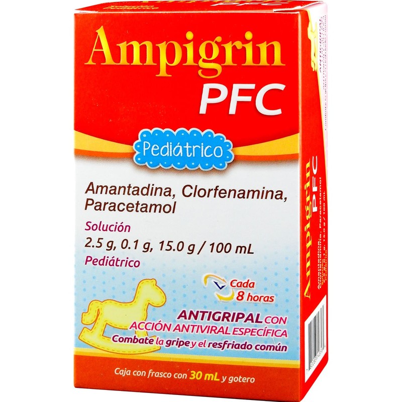 Amantadina  Clorfenamina  Paracetamol 2.5 .10015 Gr100 Ml 30 Ml Pediátrico Solución Rosel 1015 2510015100301015 2