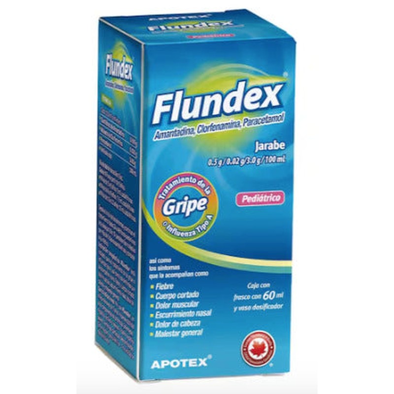 Amantadina  Clorfenamina  Paracetamol 60 Ml Jarabe Flundex 7501277031566