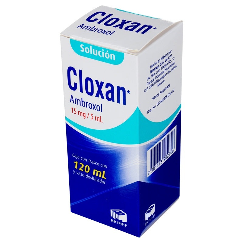 Ambroxol 300 Mg / 100 Ml 120 Ml Jarabe Cloxan
