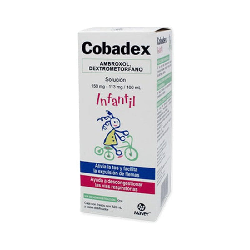 Ambroxol / Dextrometorfano 150 / 5.65 Mg 120 Ml Jarabe Cobadex Infantil