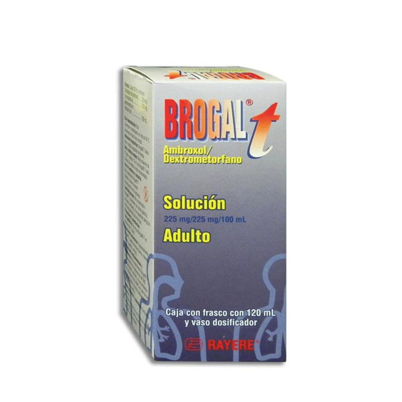Ambroxol / Dextrometorfano 225 / 225 Mg / 100 Ml 120 Ml Solución Brogal T