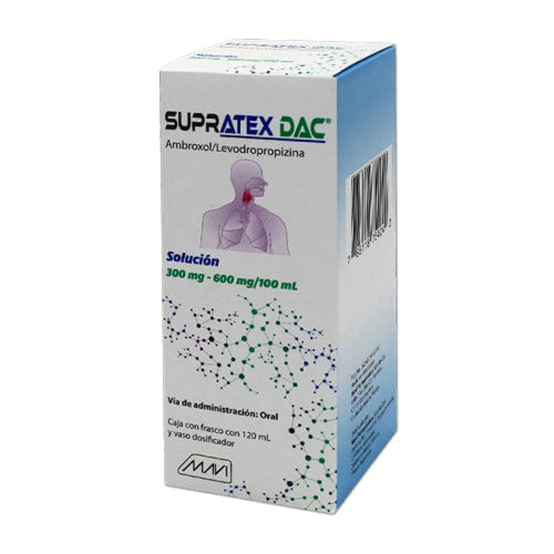 Ambroxol / Levodropropizina 300 / 600 Mg / 100 Ml 120 Ml Jarabe Supratex