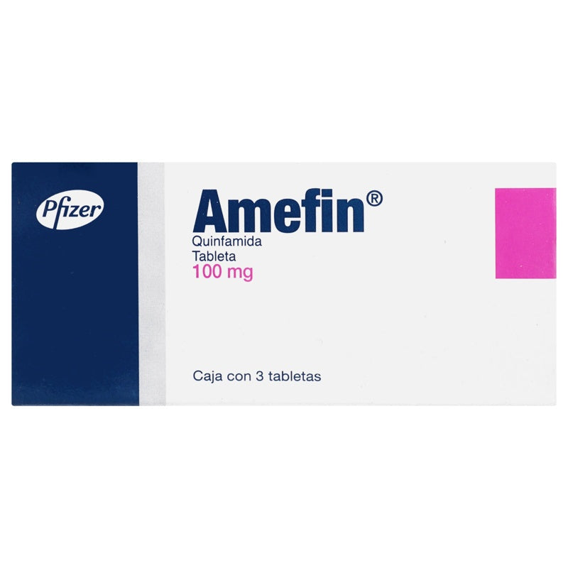 Amefin 100 Mg Con 3 Tabletas