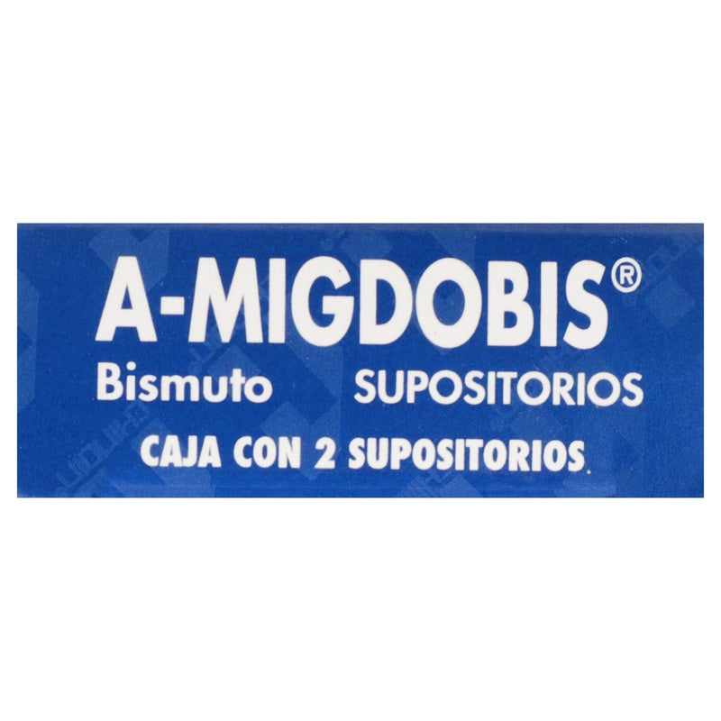 Amigdobis 22Mcg Infantil 2 Supositorios 7501088508202