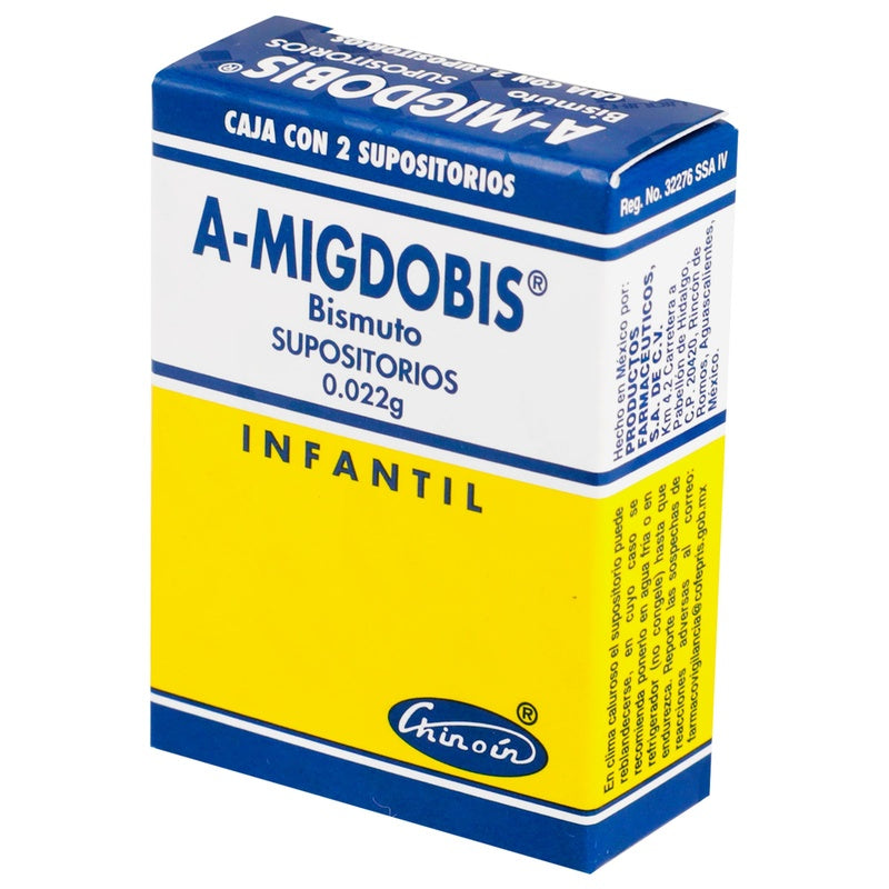 Amigdobis 22Mcg Infantil 2 Supositorios 7501088508202 perfil 3