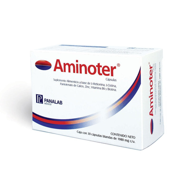 Aminoter 30 Capsulas Suplemento Alimenticio
