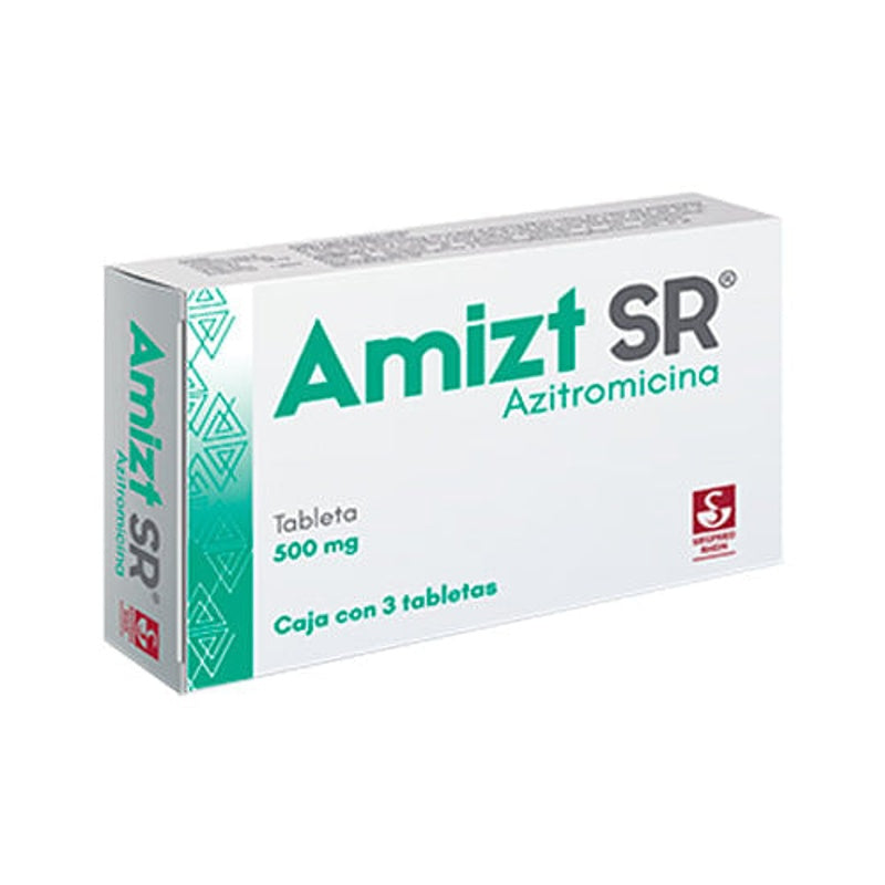 Amizt Sr 500 Mg Con 3 Tabletas