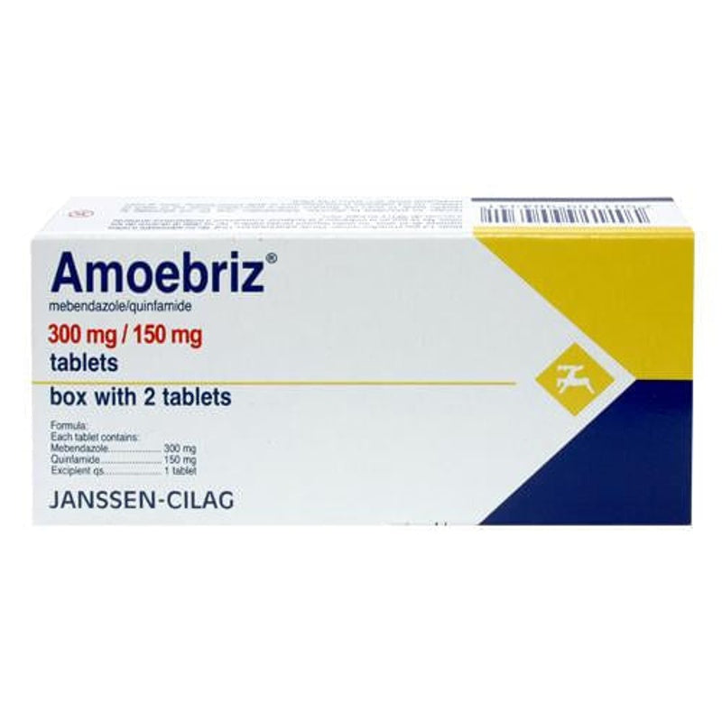 Amoebriz 300 / 150 Mg Con 2 Tabletas