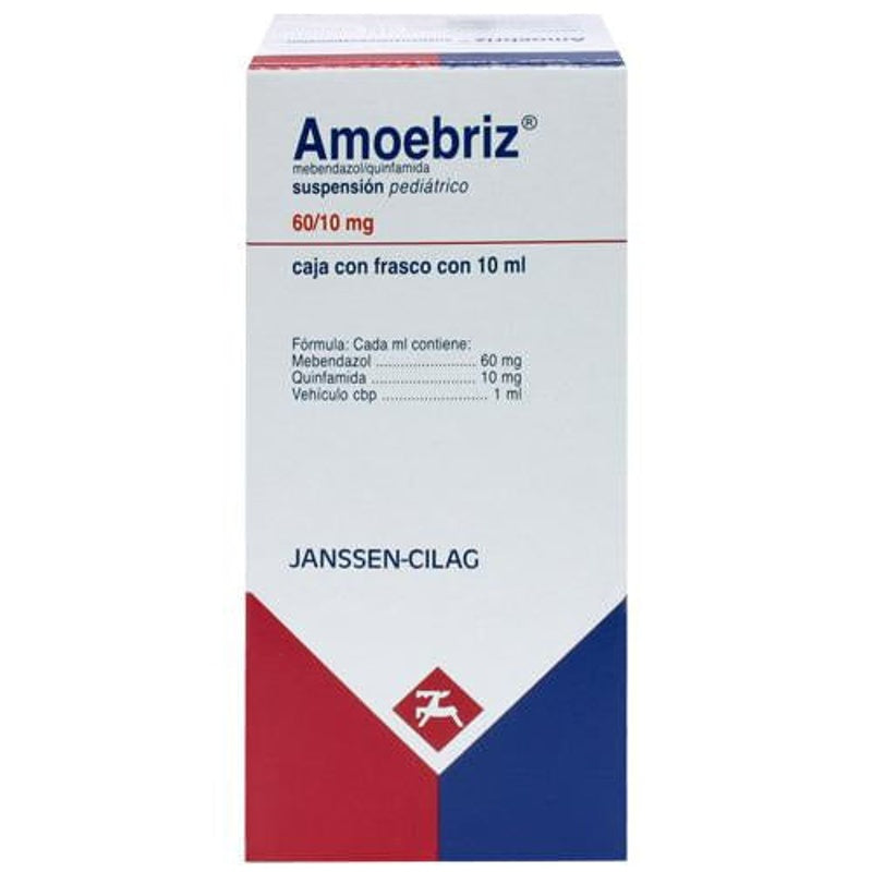 Amoebriz Pediátrico 60 / 10 Mg 10 Ml Suspensión