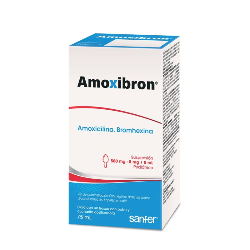Amoxibron 500 / 8 Mg / 5 Ml 75 Ml Suspensión