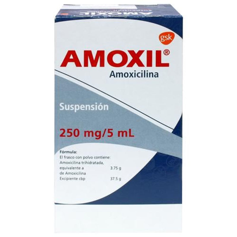 Amoxil Pediátrico 250 Mg / 5 Ml 75 Ml Suspensión