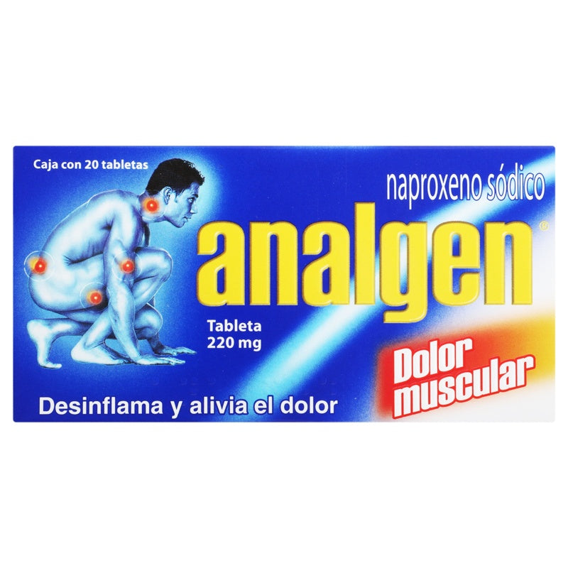 Analgen 220 Mg Con 20 Tabletas