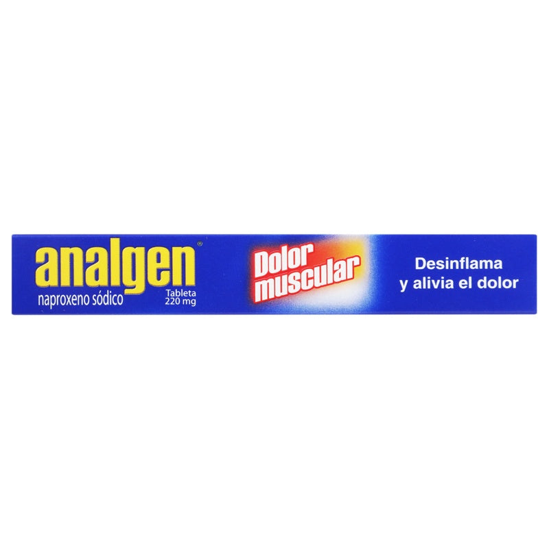 Analgen 220 Mg Con 20 Tabletas