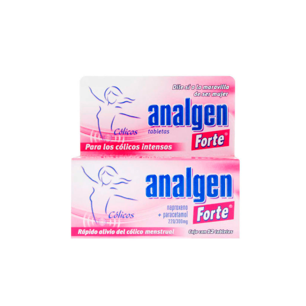 Analgen Forte 220 / 300 Mg Con 12 Tabletas 7501299309612