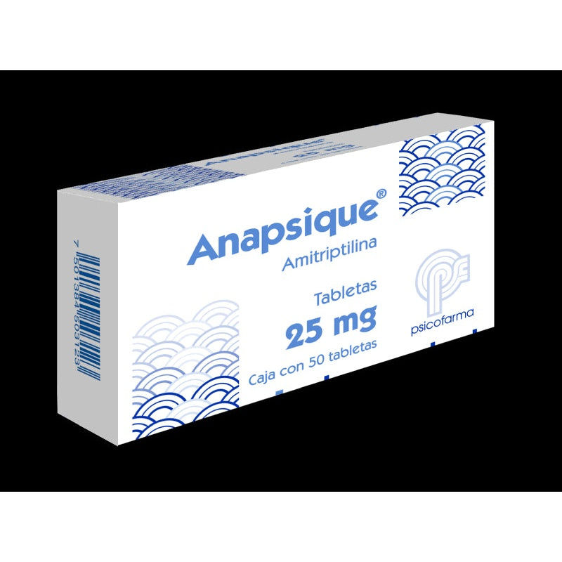 Anapsique 25 Mg Con 50 Tabletas