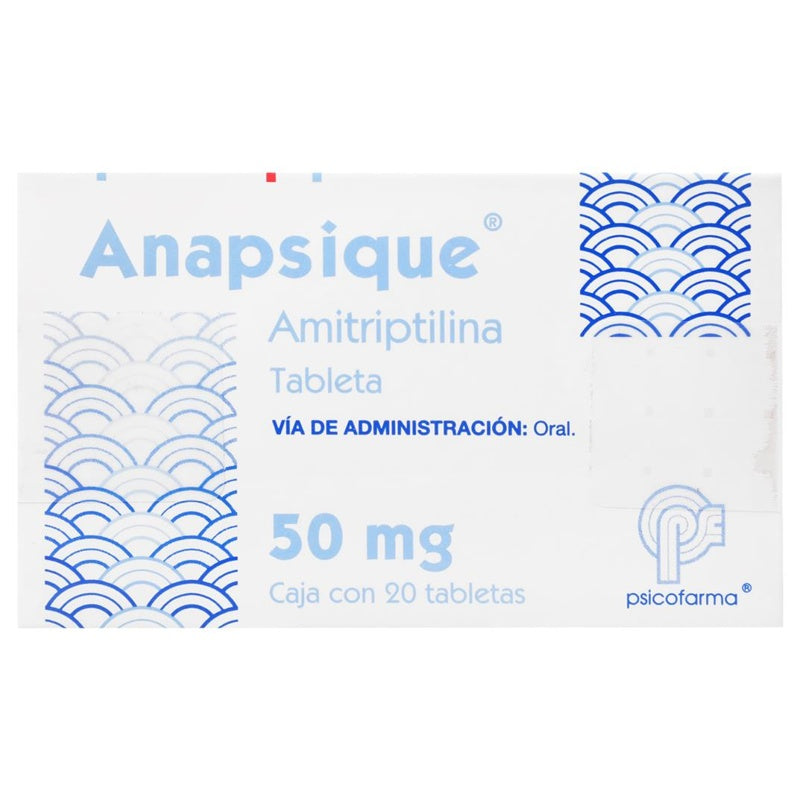 Anapsique 50 Mg Con 20 Tabletas