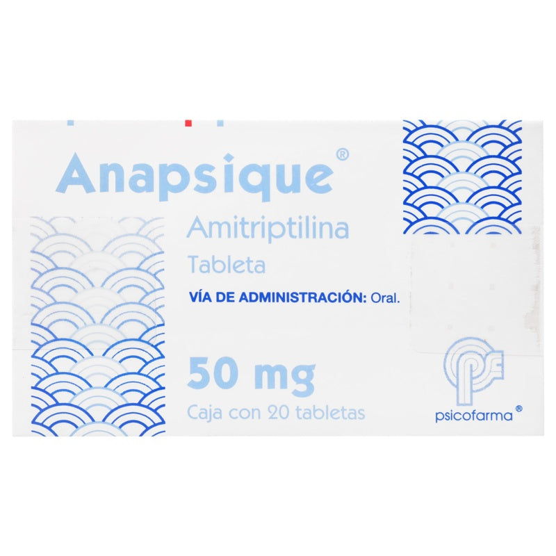 Anapsique 50 Mg Con 20 Tabletas