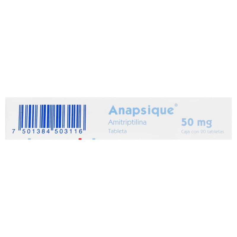 Anapsique 50 Mg Con 20 Tabletas