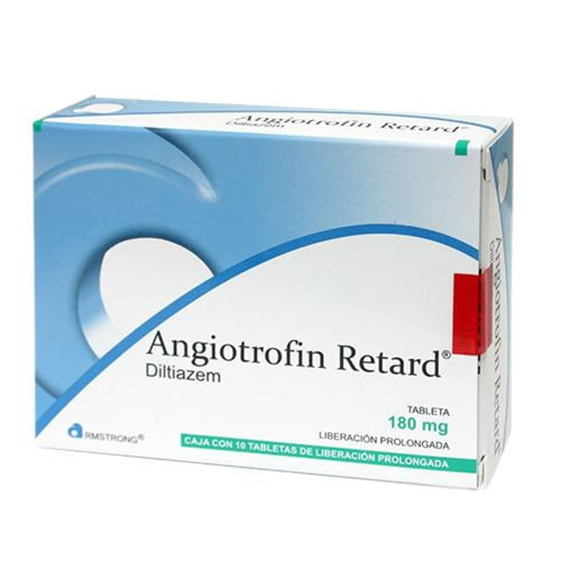 Angiotrofin Retard 180 Mg Con 10 Tabletas