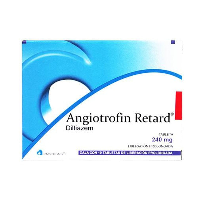 Angiotrofin Retard 240 Mg Con 10 Tabletas