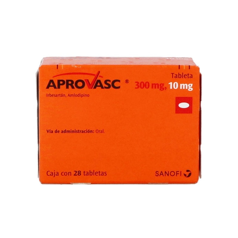 Aprovasc 300 / 10 Mg Con 28 Tabletas