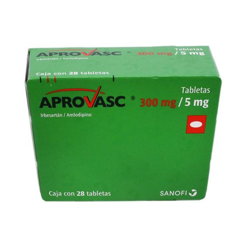 Aprovasc 300 / 5 Mg Con 28 Tabletas