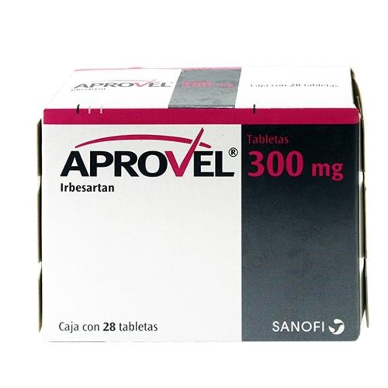 Aprovel 300 Mg Con 28 Tabletas