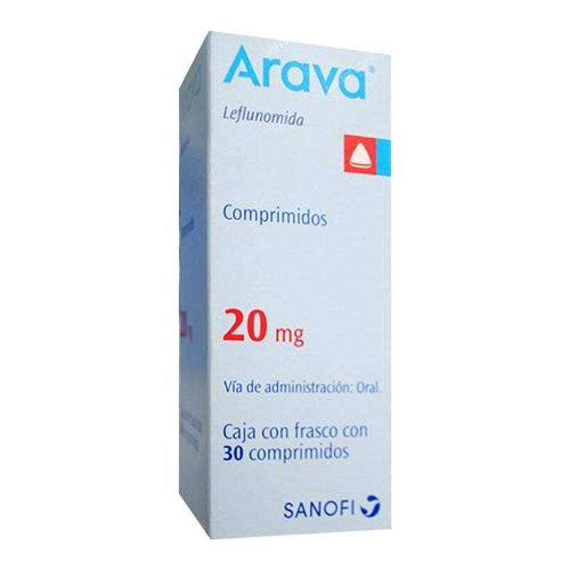 Arava 20 Mg Con 30 Tabletas